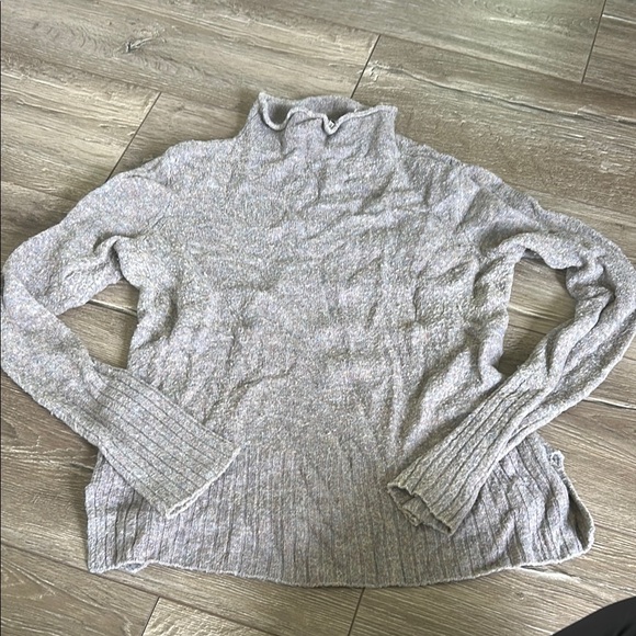 Madewell Gray Multi Women's Mock Neck Sweater - Picture 1 of 3